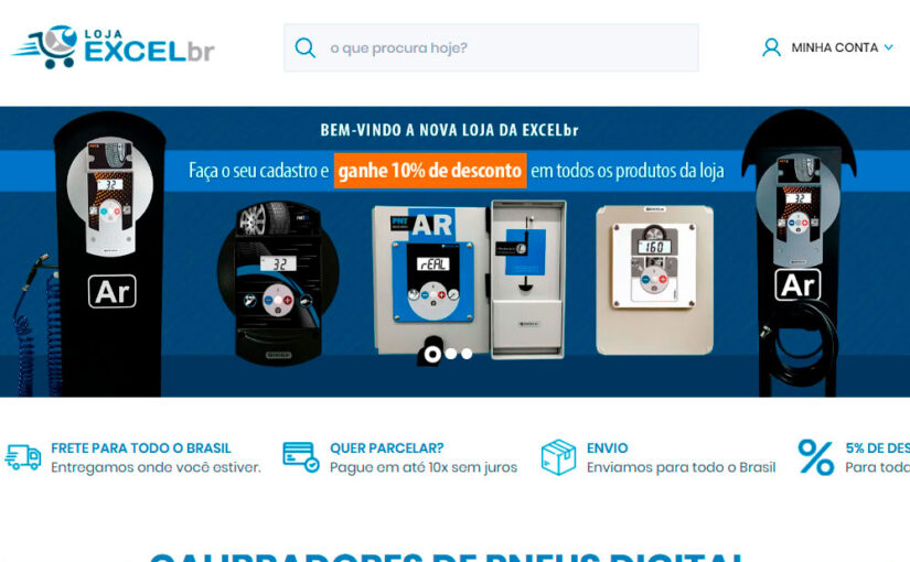 Conheça a loja EXCELbr e ganhe desconto para a sua primeira compra!