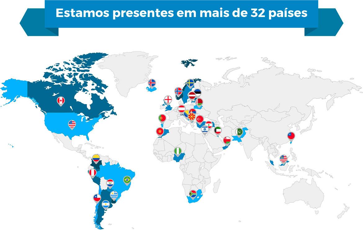 Presença Global da Excelbr