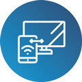 Acesso online através de computadores e celulares;